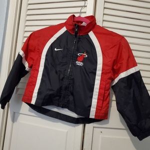 Kids Nike Miami Heat Windbreaker - 5T